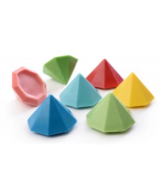 Moule silicone gros diamants Modécor