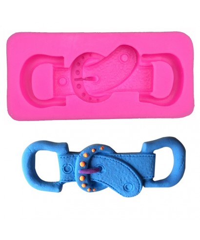 Moule silicone Boucle et attache pour sac à main en pâte à sucre Moule silicone Boucle et attache pour sac à main en pâte à sucre