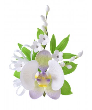 Bouquet Orchidée avec strass
