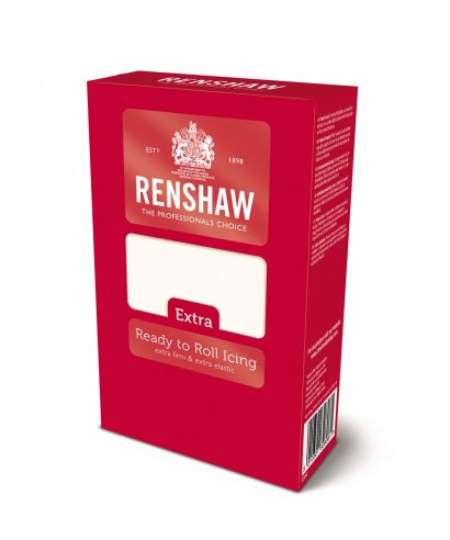 Pâte à sucre EXTRA blanche 1kg Renshaw Pâte à sucre EXTRA blanche 1kg Renshaw