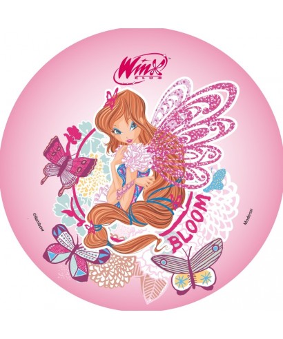 Disque azyme Bloom et ses papillons Winx Disque azyme Bloom et ses papillons Winx