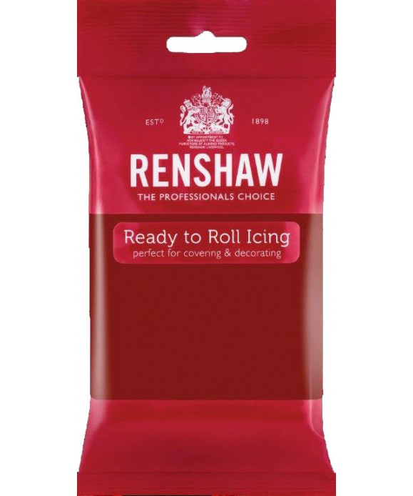 Pâte à sucre Rouge Rubis 250g Renshaw Pâte à sucre Rouge Rubis 250g Renshaw