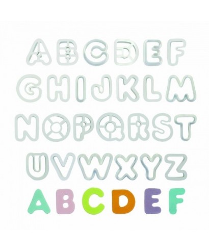 Emporte-pièces Lettres pk/26 à 13,90 €