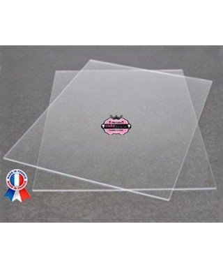 ICAMAS Disques acryliques Ronds Feuille Vierge de Cercle Acrylique