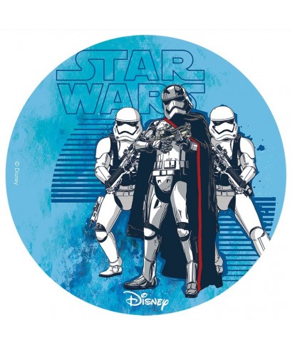Disque pâte à sucre Star Wars Ø 16cm Disque pâte à sucre Star Wars Ø 16cm