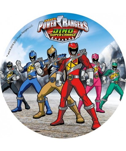 4284 disque en pate a sucre power rangers dino super charge