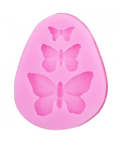 Moule Silicone Trio de papillons Moule Silicone Trio de papillons