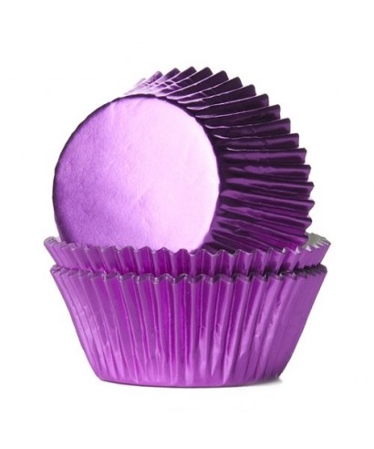 Caissette cupcake Parme métallisé pk/24 HoM Caissette cupcake Parme métallisé pk/24 HoM