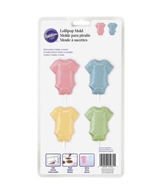 Moule Candy sucette Body de Naissance Wilton