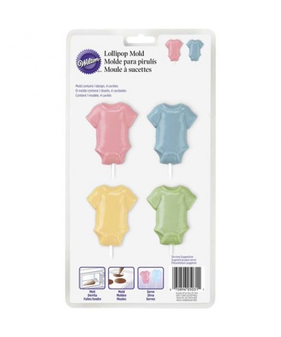 Moule Candy sucette Body de Naissance Wilton