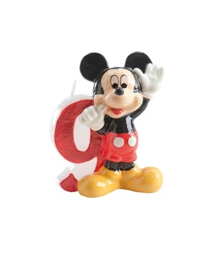 Bougie Mickey Chiffre 9 Disney