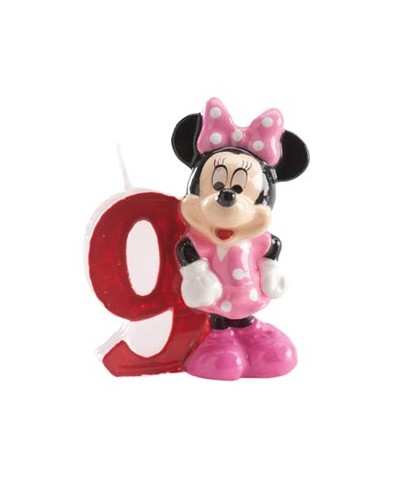 Bougie Minnie Chiffre 9 Disney