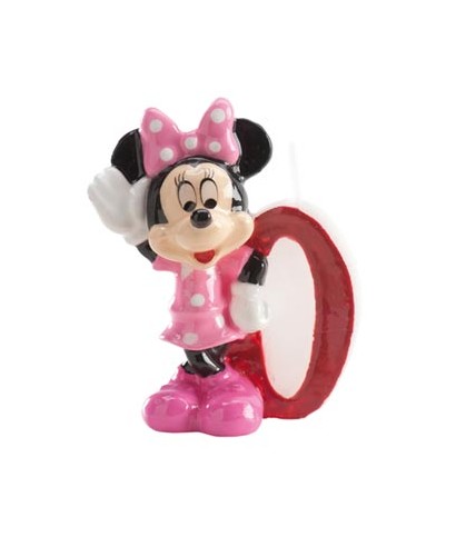 Bougie Minnie Chiffre 0 Disney