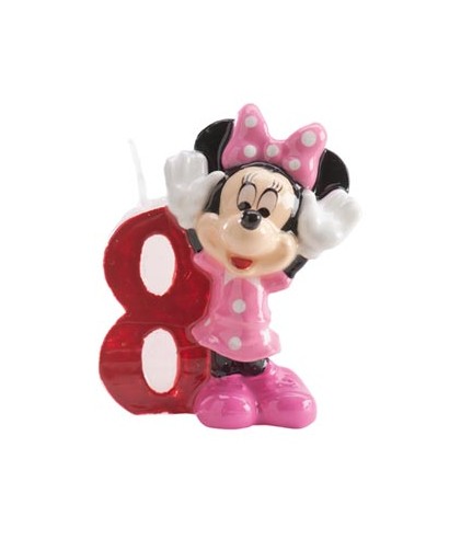 Bougie Minnie Chiffre 8 Disney