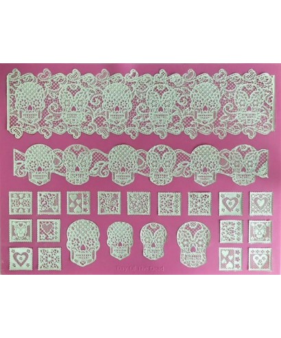 Tapis Dentelle Day Of The Dead Cake Lace