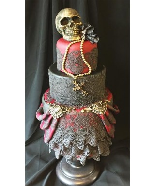 Tapis Dentelle Day Of The Dead Cake Lace