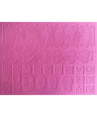 Tapis Dentelle Day Of The Dead Cake Lace