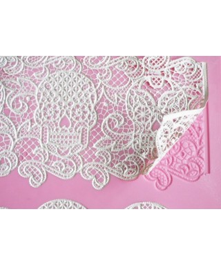 Tapis Dentelle Day Of The Dead Cake Lace