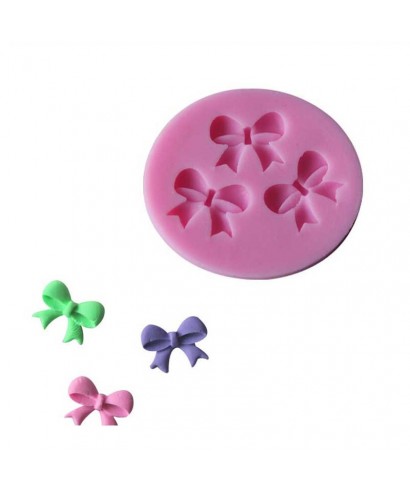 Moule Silicone trio de Noeud Moule Silicone trio de Noeud