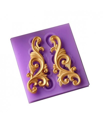 Moule Silicone déco Baroque Moule Silicone déco Baroque
