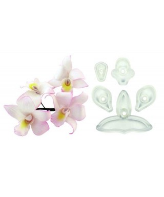 Emporte-pièce Singapour orchidée 3D set/5 JEM