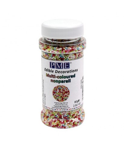 Nonpareils Multi-Couleur 80g PME Nonpareils Multi-Couleur 80g PME