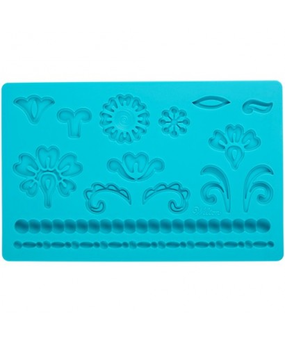 Moule silicone à modelage Damask Wilton Moule silicone à modelage Damask Wilton