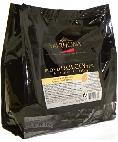 Dulcey 32% chocolat blond de couverture 1Kg Dulcey 32% chocolat blond de couverture 1Kg