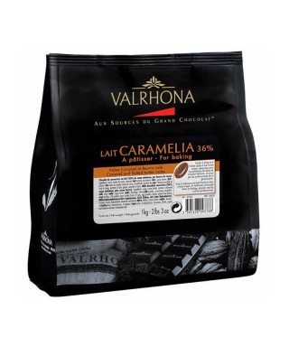 CARAMELIA 36% chocolat au lait de couverture 1Kg