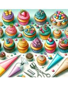 Tout le nécessaire pour faire des cupcakes et cakepops pour vos fêtes.