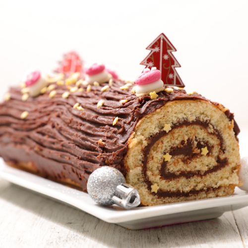 3 piques pour bûche de Noël - Jour de Fête - Accessoires pour pâtisseries  de Noël - Noël