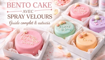 Bento cake avec spray velours : le guide complet (recette, matériel, astuces pro)